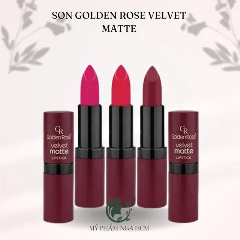 SON LÌ GOLDEN ROSE VELVET MATTE LIPSTICK