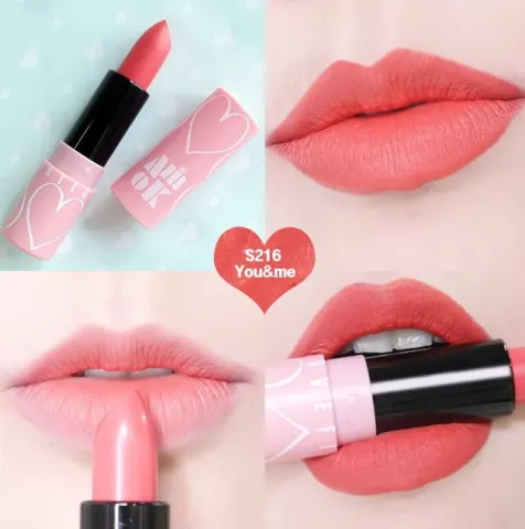 Son thỏi Amok Luxury Lovefit vỏ hồng