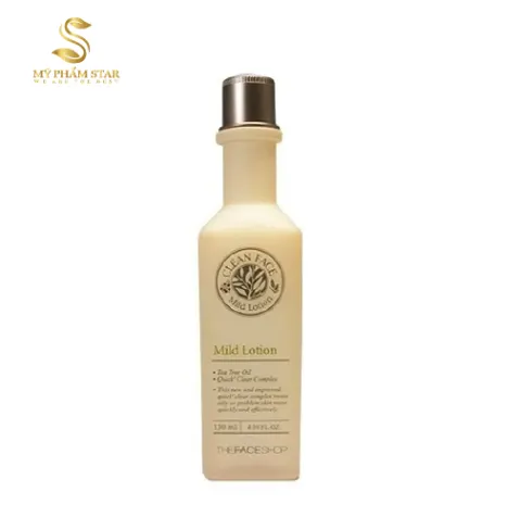 Sữa dưỡng dành cho da dầu và mụn Clean Face Mild Lotion The Face Shop