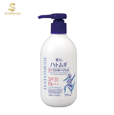 Sữa dưỡng thể chống nắng Hatomugi Nhật Bản