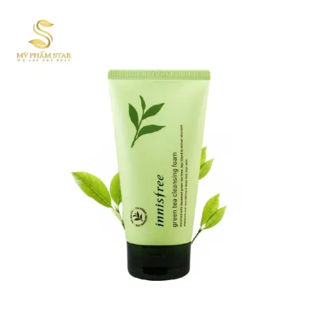 Sữa rửa mặt chiết xuất trà xanh Innisfree GREEN TEA PURE CLEANSING FOAM
