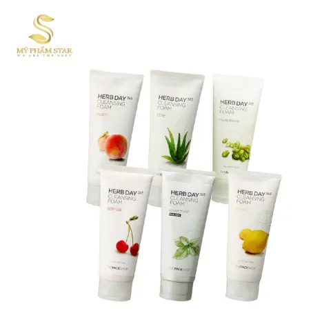 Sữa Rửa Mặt Hoa Quả Herb Day 365 Cleansing - TheFaceShop