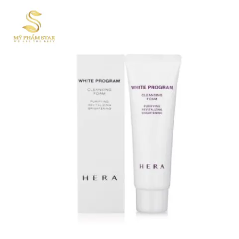 Sữa rửa mặt trắng da White Program Cleansing Foam Hera