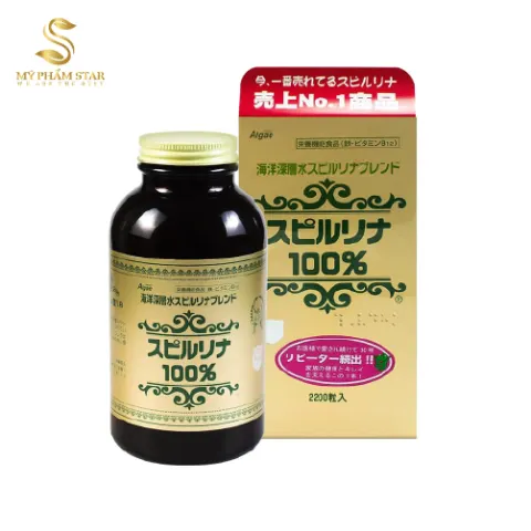 Viên uống tảo xoắn Spirulina Nhật - 2200 viên