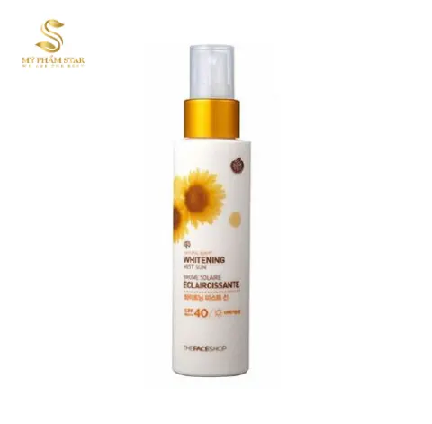 Xịt chống nắng Natural Sun Eco Whitening Mist Sun SPF40/PA+++ TFS