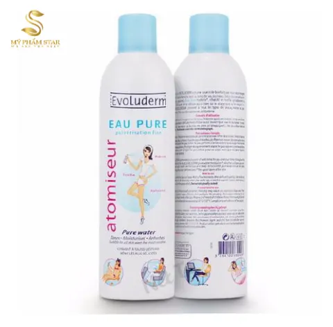 Xịt khoáng Evoluderm Eau Pure – Made in France