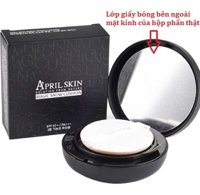 Review phấn nước ma thuật April Skin và những cách đơn giản phân biệt phấn nước April Skin thật giả