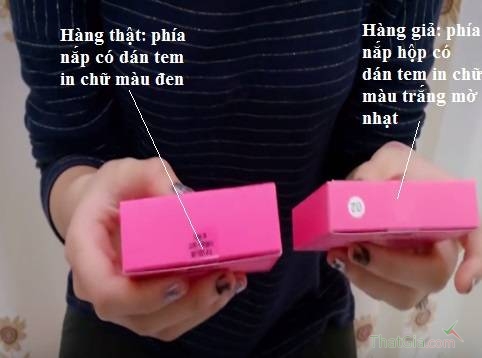 Cách phân biệt phấn tươi Ver.22 Bounce Up Pact thật giả