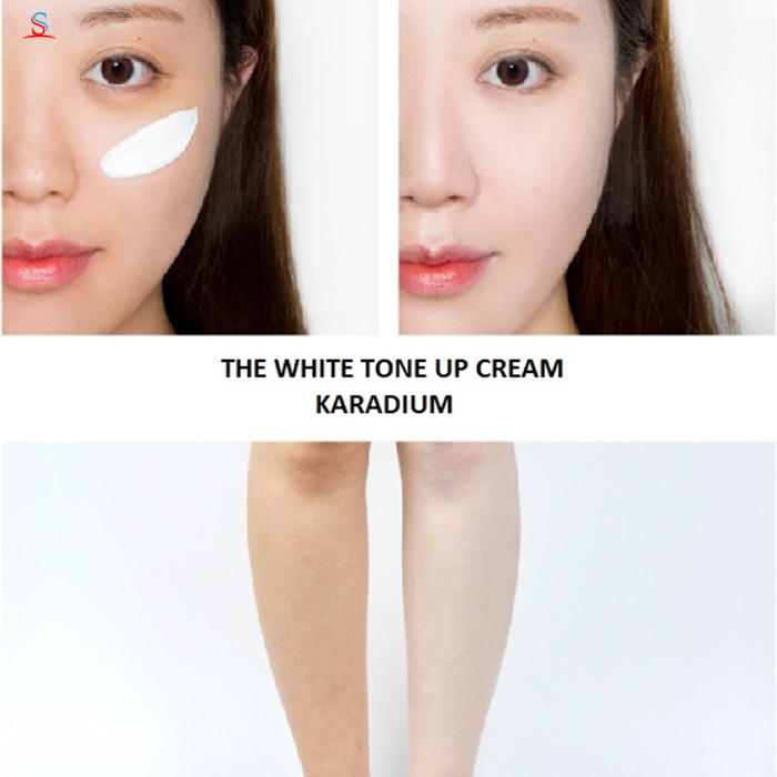 Kem dưỡng trắng da Karadium The white Tone Up Cream 3