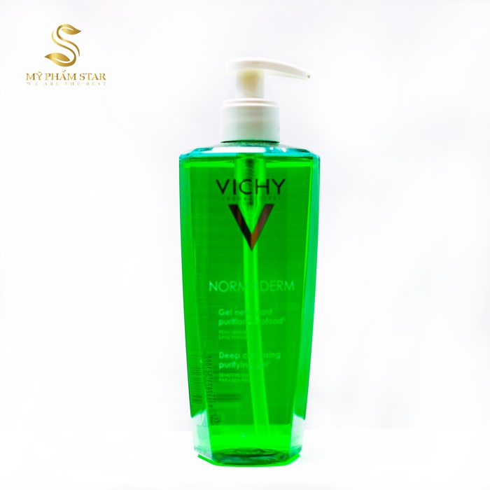 Gel rửa mặt ngăn ngừa mụn Vichy Normaderm Deep Cleansing Purifying Gel 400ml