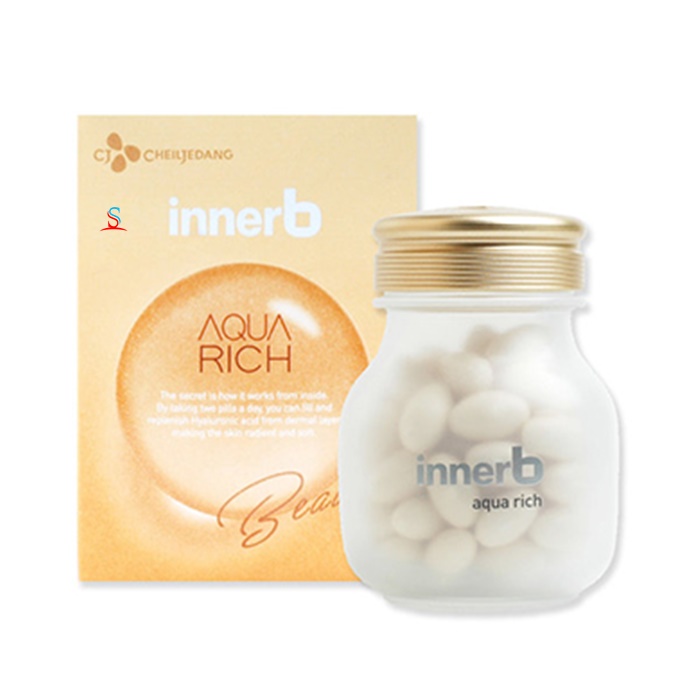 Viên Uống Cấp Nước Bổ Sung Collagen Innerb Aqua Rich 1