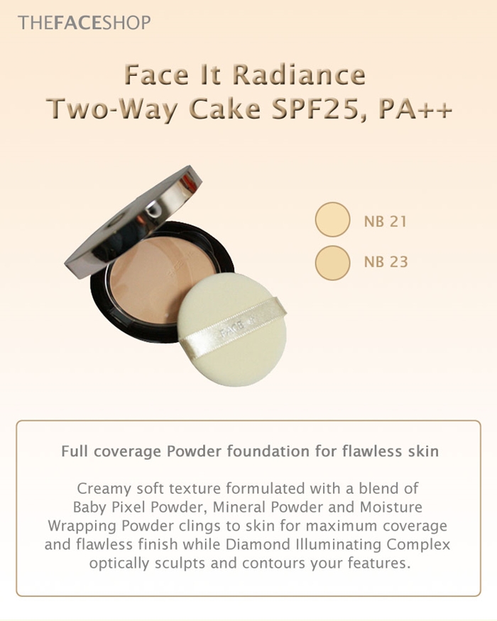 Phấn Phủ Siêu Mịn Radiance Two-Way SPF 25, Pa ++