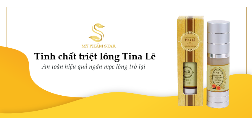 Tinh Chất Triệt Lông Tina Lê hiệu quả