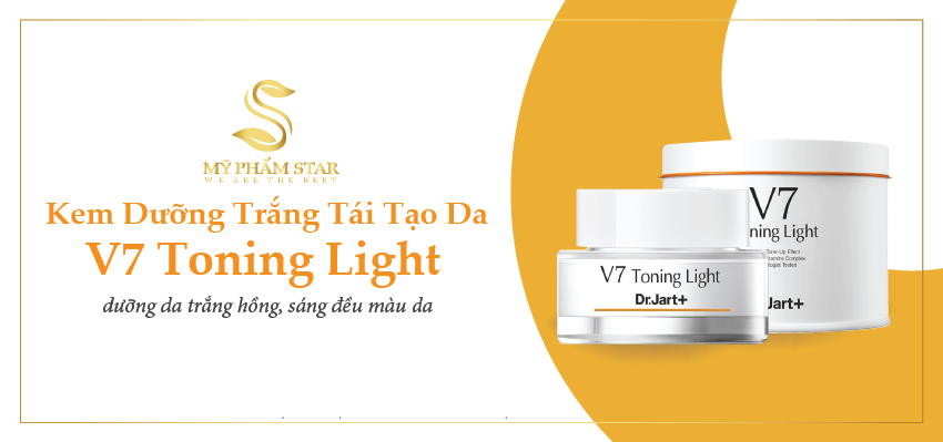 Kem Dưỡng Trắng Tái Tạo Da V7 Toning Light