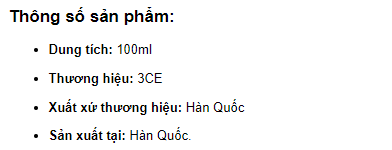Xịt Khoá Makeup 3CE Không Nhũ Giúp Lớp Trang Điểm Bền Màu 100ml