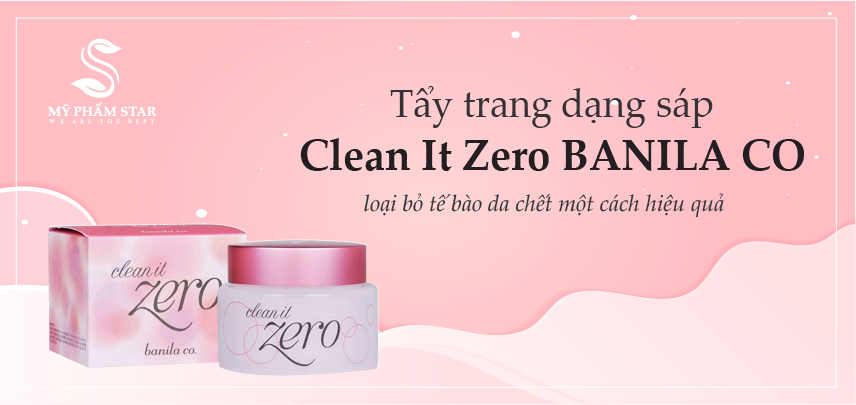 Tẩy trang dạng sáp Clean It Zero BANILA CO