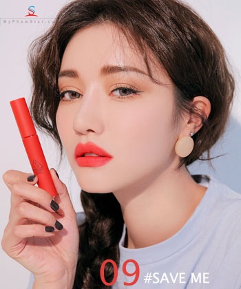 Son kem lì 3CE Velvet Lip Tint