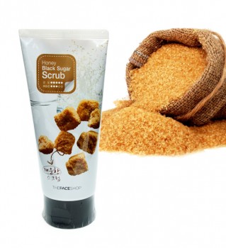 Tẩy tế bào da chết mật ong đường đen Honey Black Sugar Scrub 1