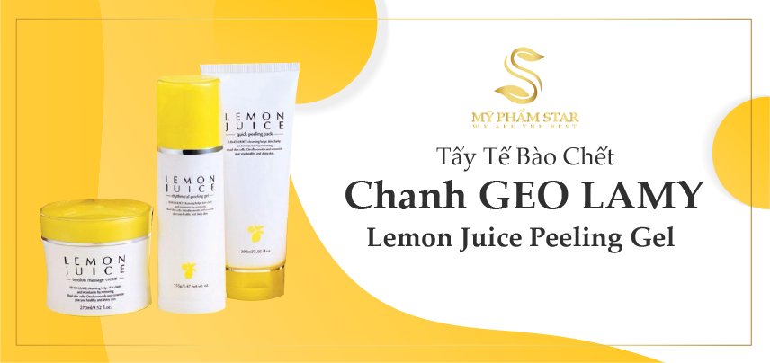 Tẩy Tế Bào Chết Chanh GEO LAMY Lemon Juice Peeling Gel
