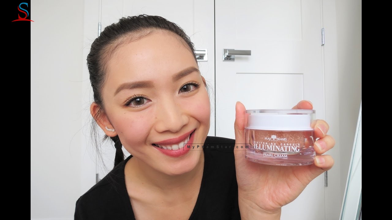 KEM DƯỠNG DA MAY ISLAND WHITENING CAPSULE ILLUMINATING PEARL
