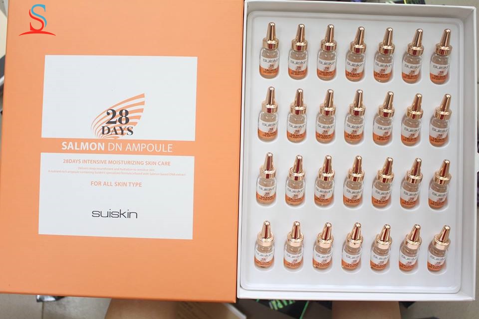 Tinh chất dưỡng da Trứng Cá Hồi Suiskin Salmon DN Ampoule 3