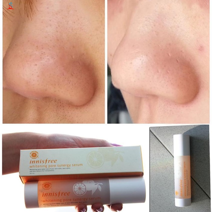 Tinh chất dưỡng trắng da Innisfree Whitening Pore Synergy Serum 4