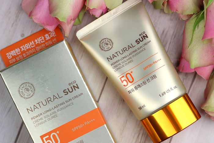 Kem chống nắng Natural Sun Eco Power Long-Lasting của The Face Shop 1