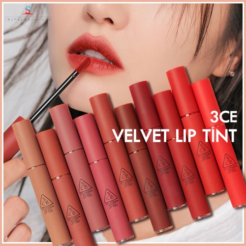 Son kem lì 3CE Velvet Lip Tint