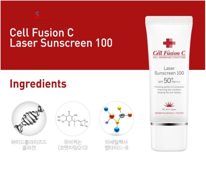 Kem chống nắng CELL FUSHION SPF 50+ PA+++ 2