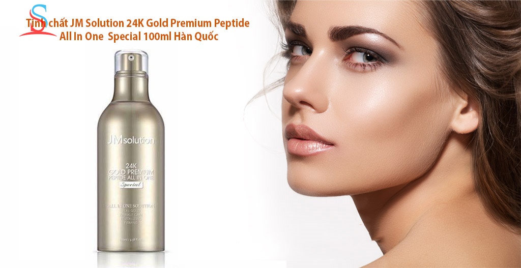 Tinh Chất JM 30ml Solution 24K Gold Premium Peptide All In One
