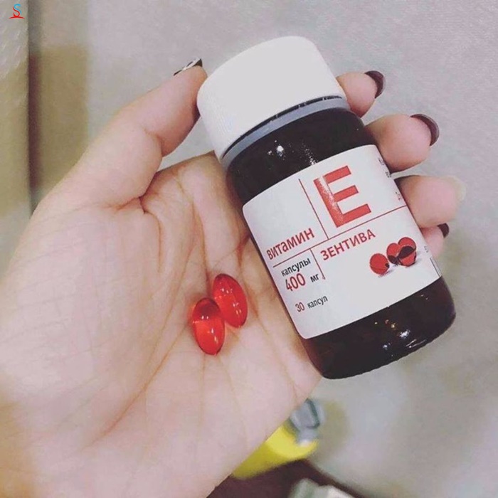 Viên uống Vitamin E Zentiva dưỡng da chống lão hóa 3