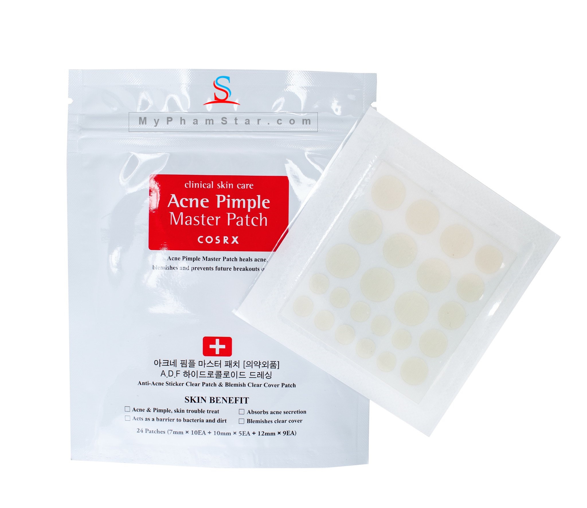 Miếng dán mụn cosrx 1
