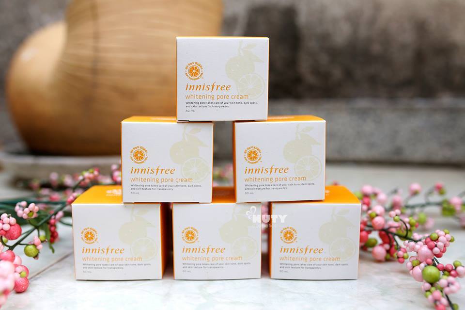 Kem Dưỡng Trắng Da Whitening Pore Cream Innisfree 2