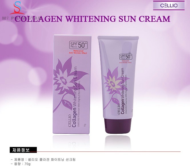 kem chống nắng cellio SPF 50PA+