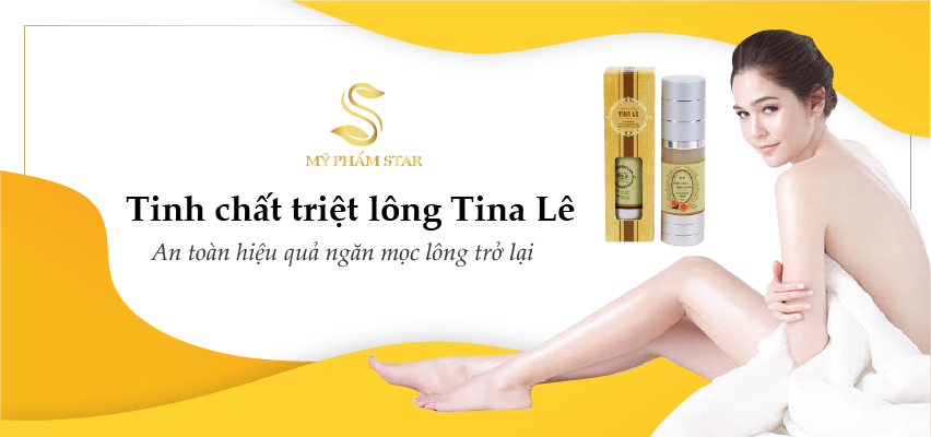 Tinh Chất Triệt Lông Tina Lê hiệu quả