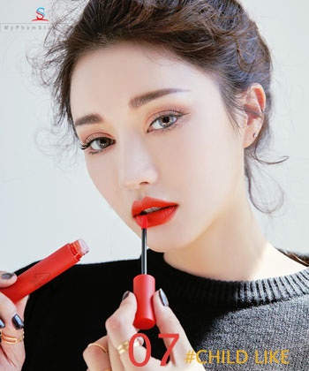 Son kem lì 3CE Velvet Lip Tint