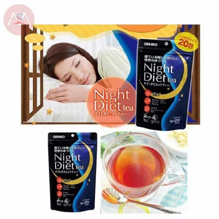 Trà giảm cân Orihiro Night Diet Tea 2