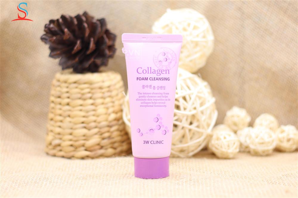 Sữa Rửa Mặt Collagen Foam Cleansing 3W Clinic 2