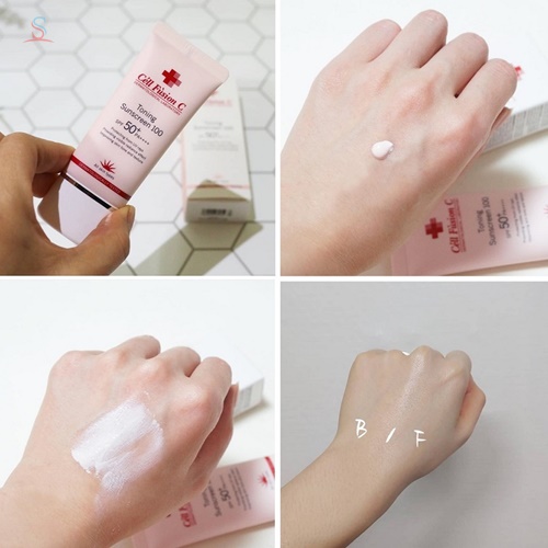 Kem chống nắng Cell Fusion C Toning Sunscreen 35m 4