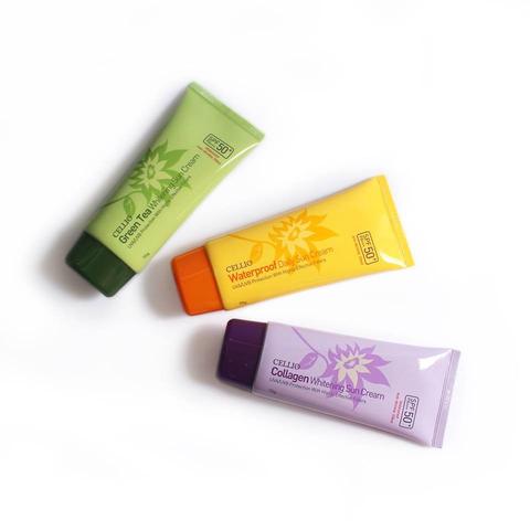 kem chống nắng cellio SPF 50PA+