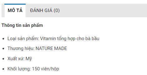 Vitamin tổng hợp cho bà bầu Prenatal Folic Acid DHA 150 Viên Mỹ