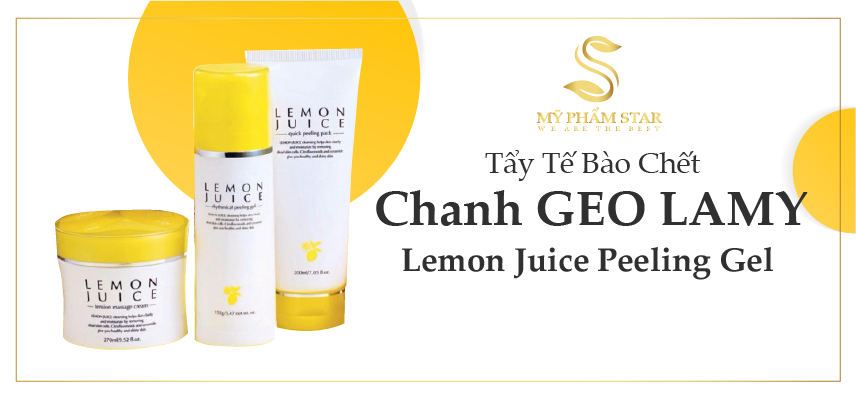 Tẩy Tế Bào Chết Chanh GEO LAMY Lemon Juice Peeling Gel