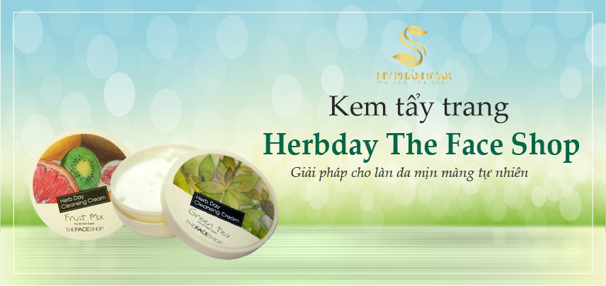 Kem tẩy trang Herbday The Face Shop