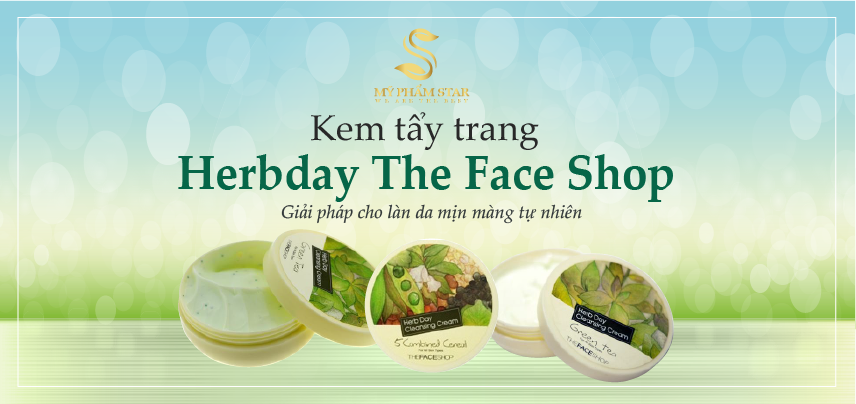 Kem tẩy trang Herbday The Face Shop
