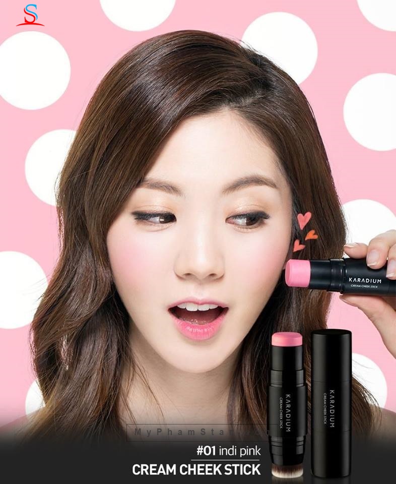 Phấn má hồng dạng thỏi Karadium Cream Cheek Stick 6