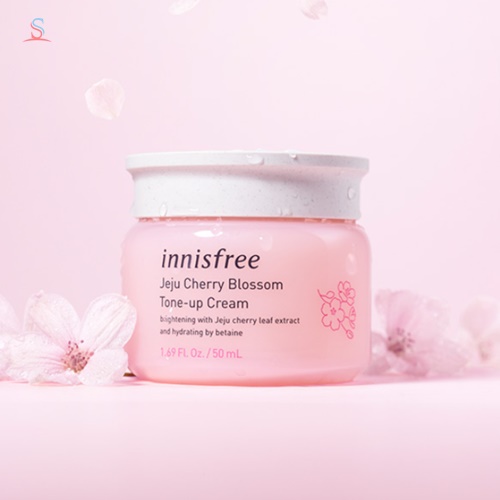 Kem Dưỡng Trắng Da Innisfree Jeju Cherry Blossom Tone Up Cream 1