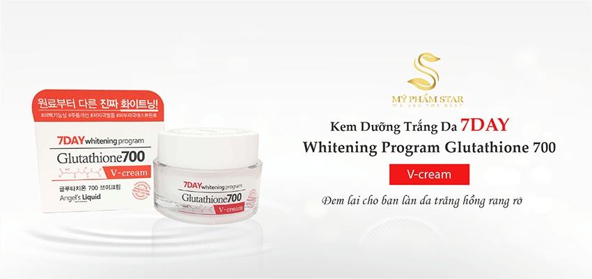 Set dưỡng cao cấp 7day Glutathione 700 Whitening Program Special Kit
