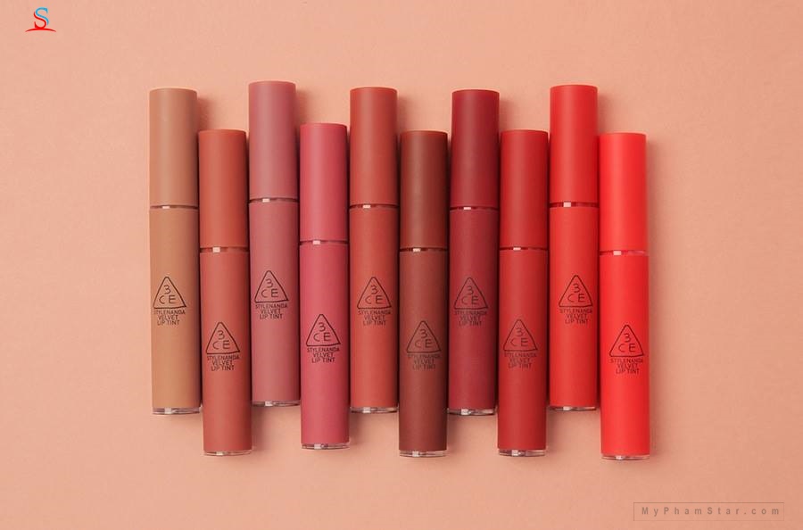 Son kem lì 3CE Velvet Lip Tint