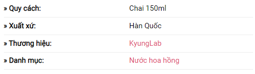 Toner cấp ẩm và làm dịu da KyungLab (150ml)