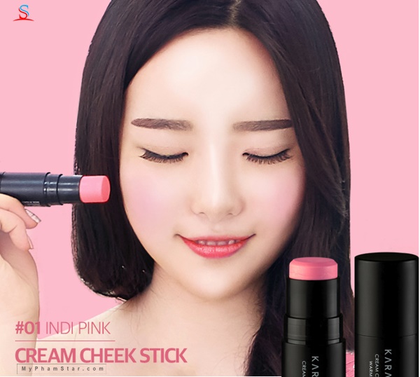 Phấn má hồng dạng thỏi Karadium Cream Cheek Stick 5